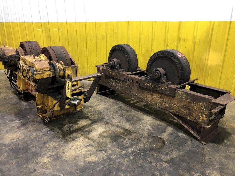 60 TON WELDWIRE MODEL #WER-60  POWERED TANK TURNING ROLLS WITH IDLER: STOCK #16905