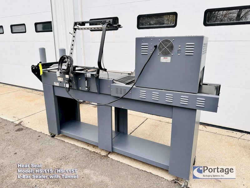 HEAT SEAL Model: HS-115 & HS-115T  ||  Combination L-Bar Sealer & Heat Tunnel