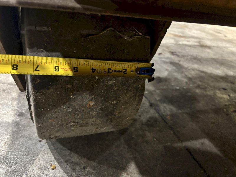 20,000 LBS (10 TON) x 120" x 60" STEEL WITH HARD TIRE TRANSFER CART CAR:  STOCK #23236