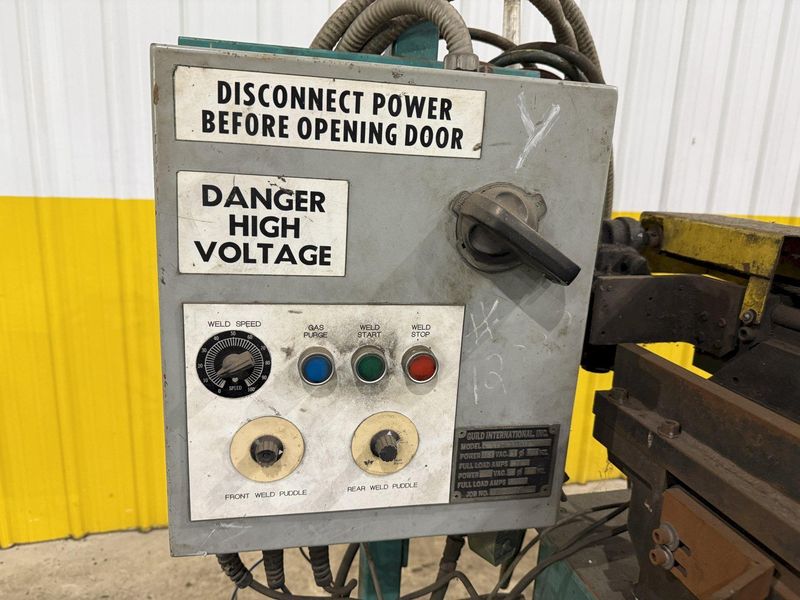 10" GUILD MODEL #PSA-135-10 SHEAR END COIL STRIP WELDER: STOCK #22609