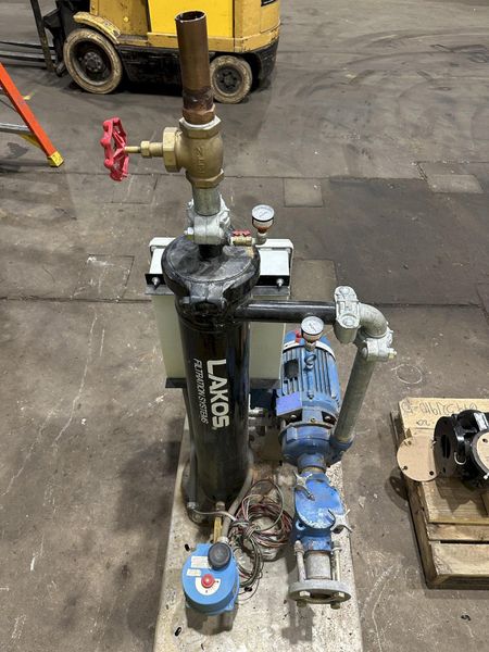 65 GPM X 3 HP LAKOS FILTRATION PUMP & STRAINER: STOCK #21909