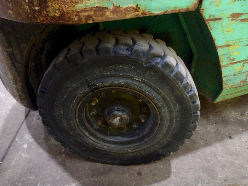 5,000 LB MITSUBISH MODEL #QA14  PROPANE FORKLIFT TRUCK: STOCK #19603