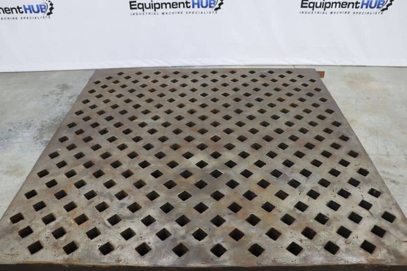 60″ x 60″ Welding Table in Stand, Acorn Style