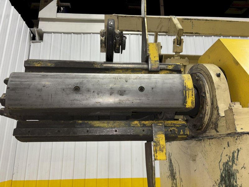 16,000 LBS X 30" X 84" OD ROWE MODEL #16030-DSV MOTORIZED COIL REEL UNCOILER: STOCK #22333