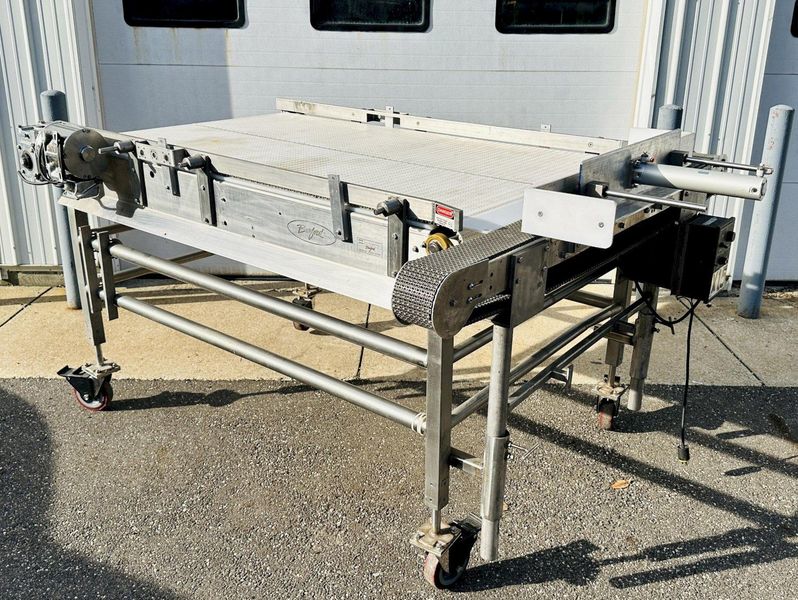 Burford Corp Model: SO72846  |   S.S. Bi-Directional Accumulation Table w/ 2-Motors