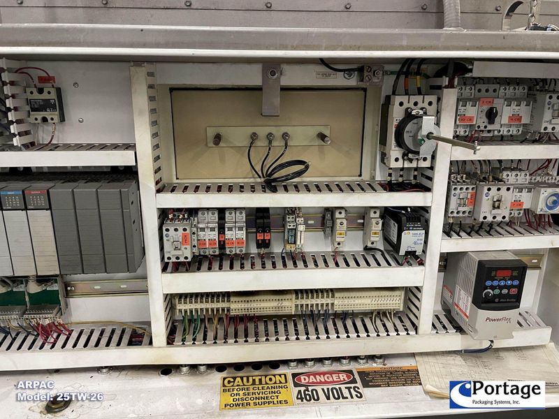 ARPAC Model: 25TW-28 Intermittent Motion Tray Wrapper