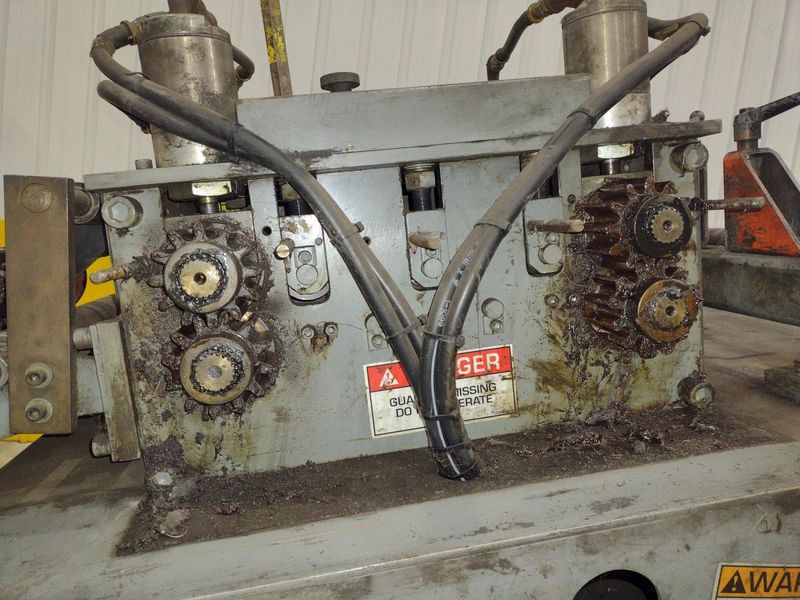 12" X .080" COE MODEL #CPPS-PO-225-12 POWERED COIL STRAIGHTENER: STOCK #21329