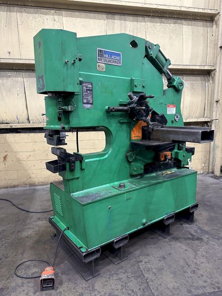 105 TON HILL ACME HYDRAULIC IRONWORKER: STOCK #79311