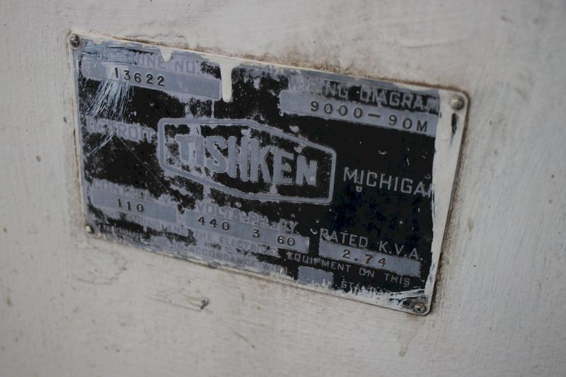 18 TON TISHKEN MODEL #CO-6-2 2 POST CUT-OFF PRESS: STOCK #76591