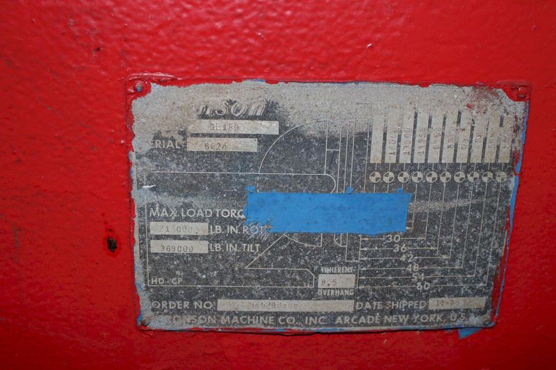 18.000 LB ARONSON MODEL #GE180 WELDING POSITIONER: STOCK #75913