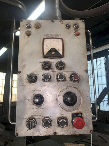 4" GIDDINGS & LEWIS MODEL #70A-DP4-T HORIZONTAL TABLE TYPE BORING MILL HBM: STOCK 13393