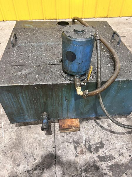 2 HP BARRETT MODEL #125 CLARIFUGE 3600 RPM CHIP SPINNGER WRINGER CENTRIFUGE: STOCK #23459