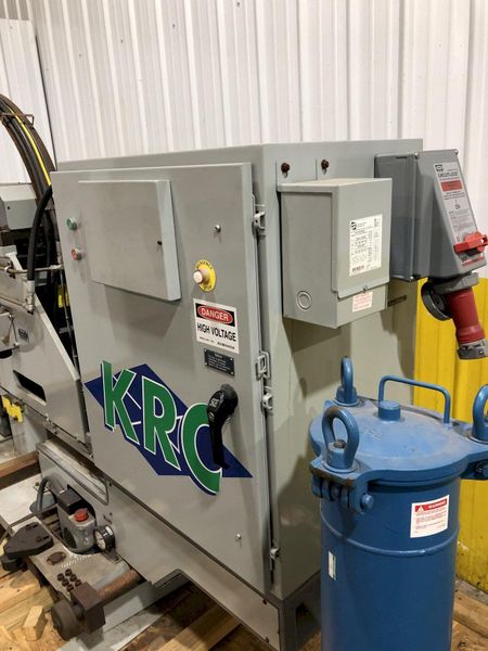 25 HP SERVO DRIVEN KRC PORTABLE CNC DRILL, TAP & REAMING MACHINE WITH FANUC CONTROLS: STOCK #174