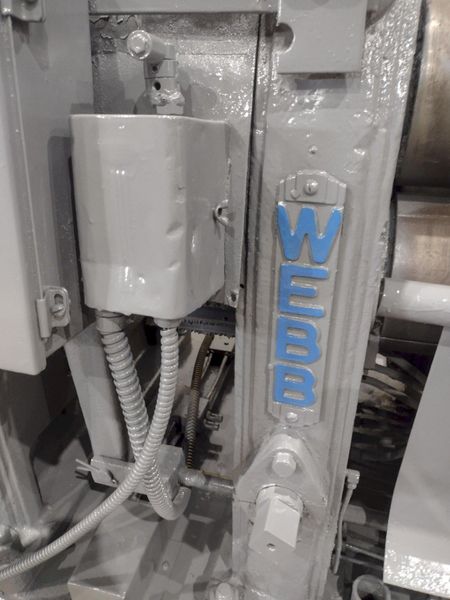 10' X 1/4" WEBB MODEL #6L INITIAL PINCH 3 ROLL PLATE ROLL: STOCK #18988