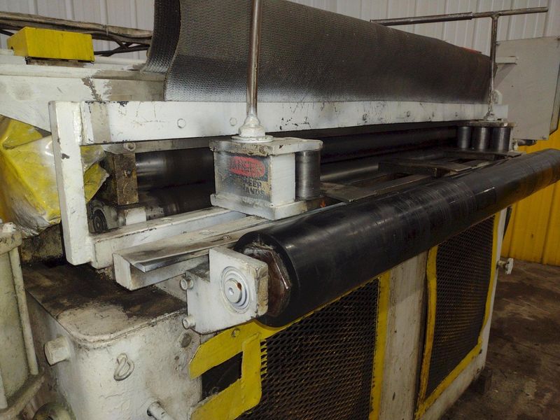 48" x 14 GA ROWE 7 ROLL POWERED COIL STRAIGHTENER: STOCK #22749