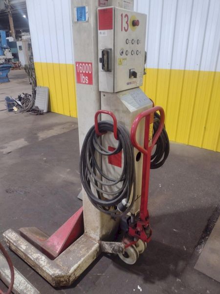 (2) 16,000 LBS STERTIL-KONI MODEL ST-1072 HEAVY DUTY MOBILE COLUMN LIFT JACKS: STOCK #21016