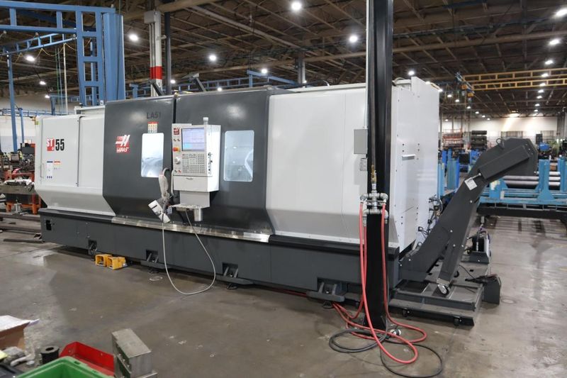 Haas ST-55 CNC Lathe Turning Center, 12.5" Hole, 12 Station Turret, Tailstock, (2) 26" Chucks, 1,000 PSI Coolant - NEW 2023