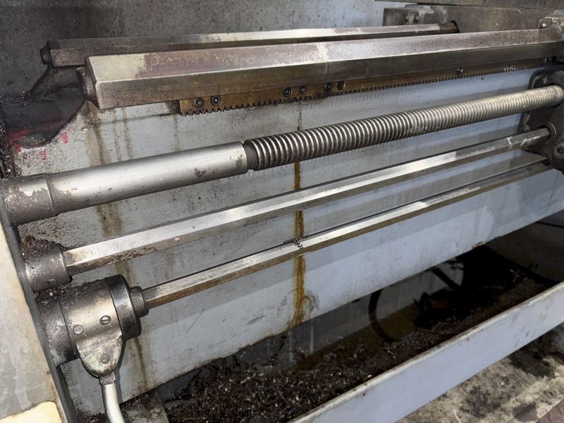 14" X 40" SUMMIT MODEL #14 ENGINE LATHE. 2" HOLE: STOCK #23258