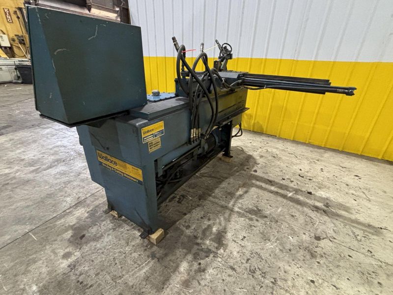 2" WALLACE MODEL #1002 PROGRAMMABLE HYDRAULIC PIPE & TUBE BENDER: STOCK #23183