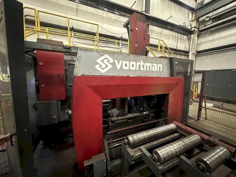41" X 18" VOORTMAN BEAM LINE, VB1050 SAW,  V630DRILL & V808 PLASMA COPER ROBOT, NEW 2016: STOCK