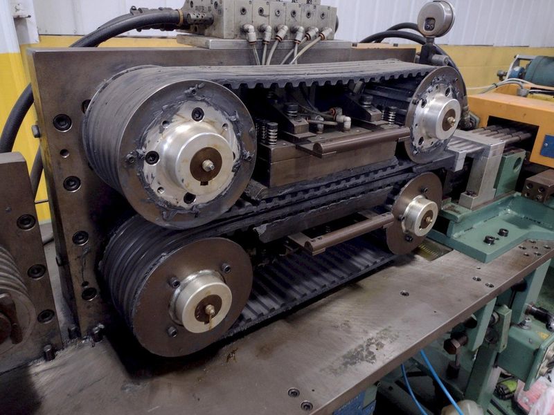 BURR OAK MODEL #VBHB RETURN TUBE BENDER & MODEL #MTCO STRAIGHTENER FEEDER: STOCK #15868
