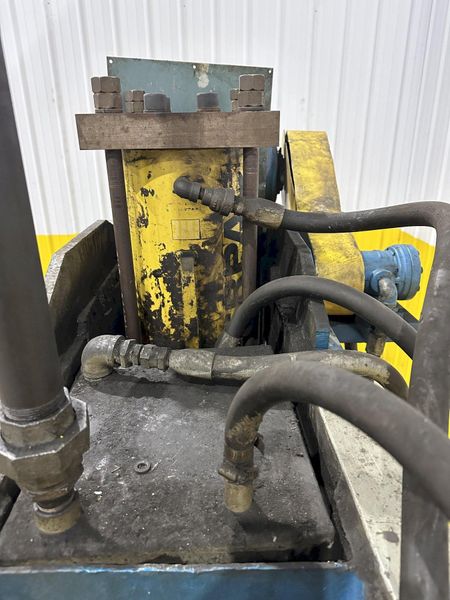 200 TON LAFAYETTE H-FRAME HYDRAULIC PRESS WITH ENERPAC  #RR20013 RAM CYLINDER : STOCK #22344