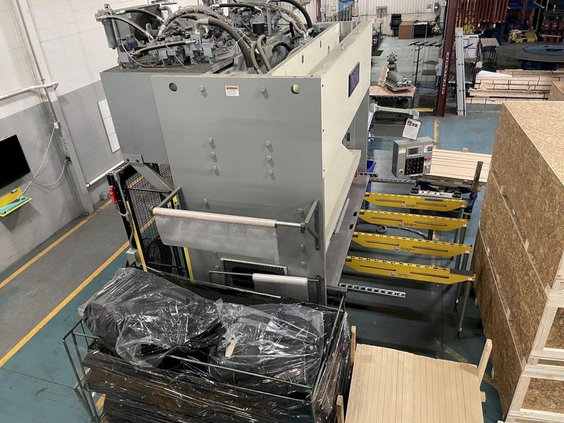 300 TON PACIFIC (NEW 2017) MODEL #300-OBL-10/60 STRAIGHT SIDE HYDRAULIC PRESS, 12" STROKE: STOCK