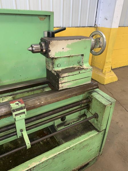 25" X 120" DOALL ROMI MODEL 25H GAP BED ENGINE LATHE W/ 4" HOLE: STOCK #12892