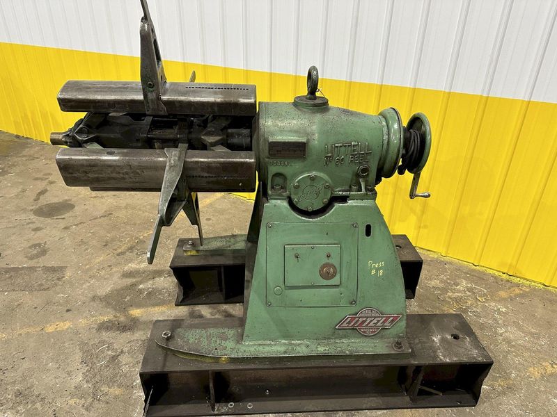 6000 LBS X 24" WIDE LITTELL PULL OFF COIL REEL MODEL #60-24: STOCK #19803