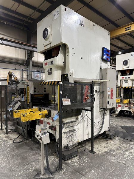 220 AIDA GAP FRAME STAMPING PRESS