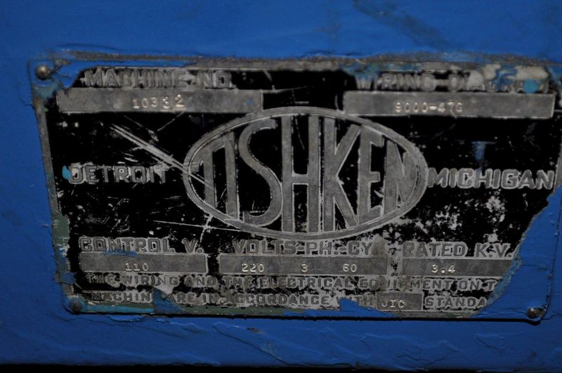 10 STAND X 8" TISHKEN ROLLFORMER 1.5" SHAFT