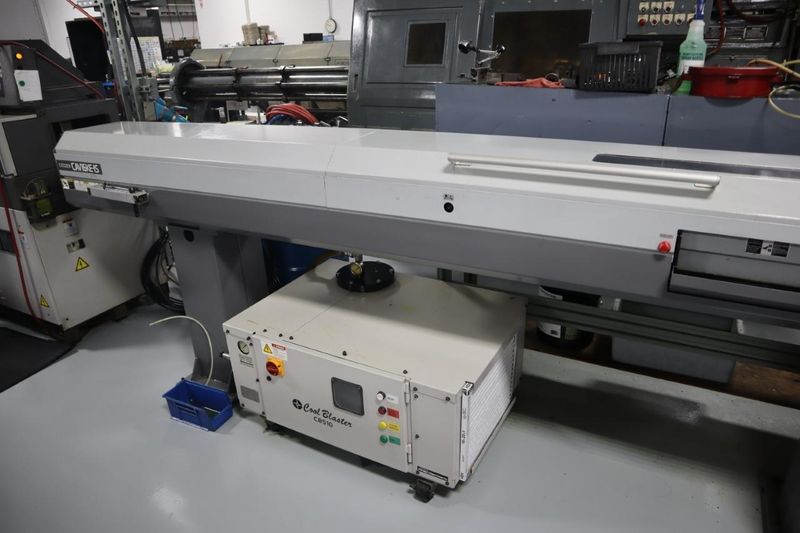 Citizen K16E Type VIIP CNC Swiss Machine, CAV16KE-IS Bar Feed, LNS Chip Conveyor, Coolblaster CB510 Coolant System, Parts Conveyor- Auction Item