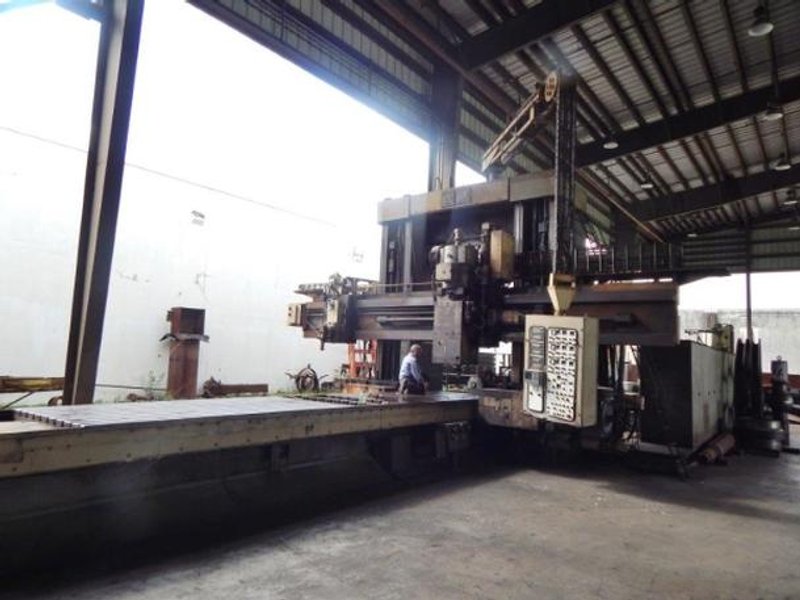 WMW Combination Planer/Planer Mill, 90"X393"Cap, 87"U/R, (3) 25 HP Mill Heads, '75 #23727