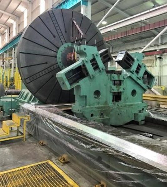 144" X 60' Betts, 124" Swing Over Carriage, 200 Ton Weight Capacity, #27684