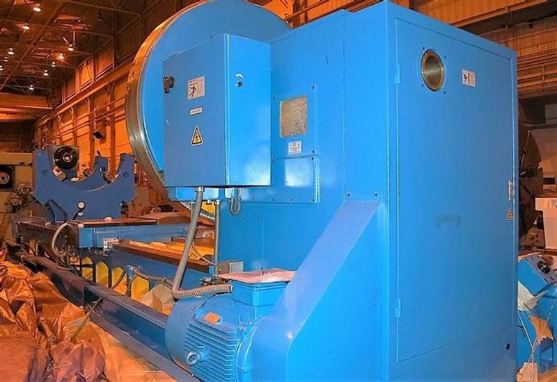 80" X 236" Tru Turn, 64" Over C/S, 315 RPM, 63" 4-Jaw Chuck, Inch/Metric Threading, #25249