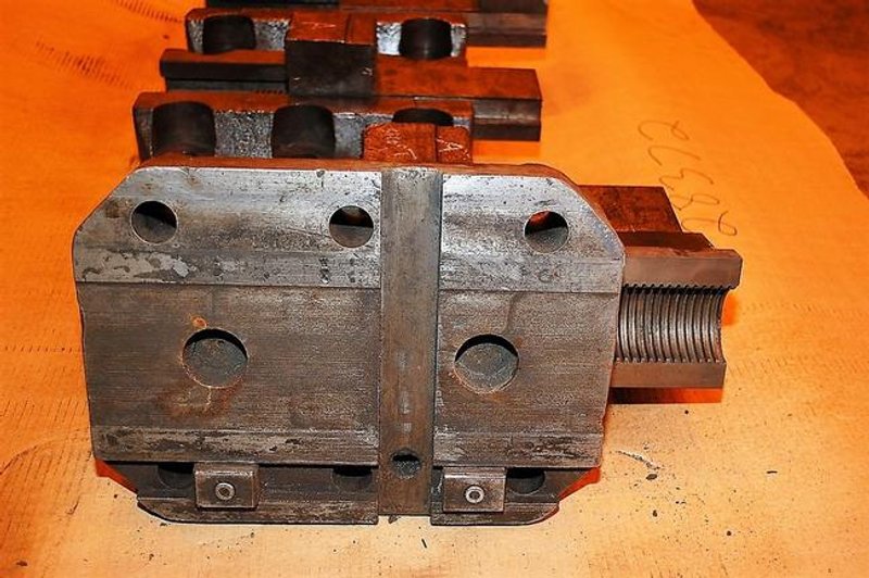Chuck Jaws (4), 13" Long, 9.5" Wide, 6.5" High, 7/8" Holes, 7" Center, #28372