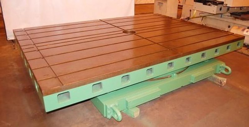 84" X 120" Giddings & Lewis Hydrostic Lift, 50,000 Lb. Cap, 4-Pos Shot Pin, #22514