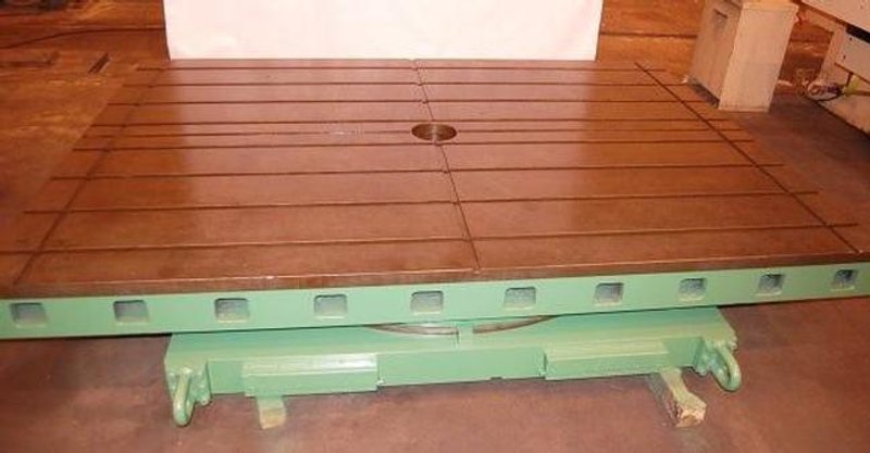 84" X 120" Giddings & Lewis Hydrostic Lift, 50,000 Lb. Cap, 4-Pos Shot Pin, #22514