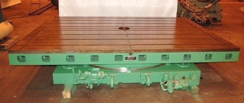 84" X 120" Giddings & Lewis Hydrostic Lift, 50,000 Lb. Cap, 4-Pos Shot Pin, #22514
