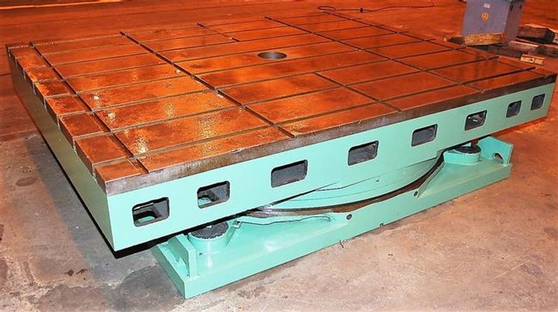 96" X 120" G & L Rotary Table, Air Lift, 75K Capacity, 24" Table Height, #23389