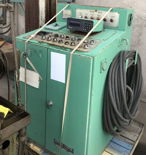 118" X 118" Homma Rotary Table, 50 Ton Wt Capacity, Heidenhain Encoder, #30051