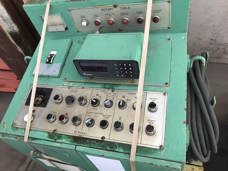 118" X 118" Homma Rotary Table, 50 Ton Wt Capacity, Heidenhain Encoder, #30051