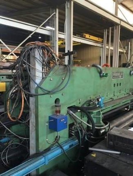 196 Ton Franklin Punch/Plasma, 72"W, 40' Infeed, Hypertherm HT4400 400 Amp, '03, #26284