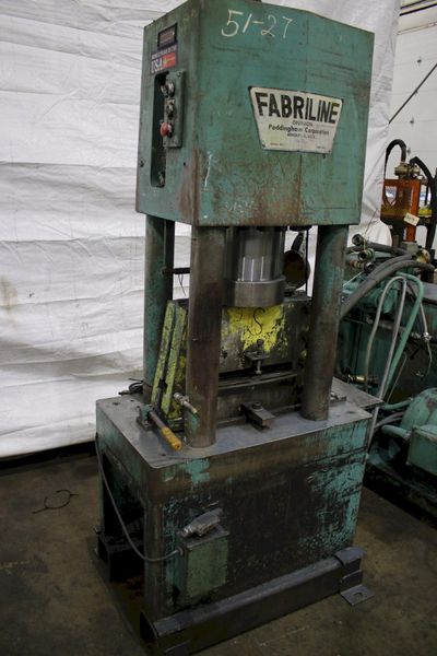 10' X 10' PEDDINGHAUS 4 POST HYDRAULIC ANGLE SHEAR: STOCK #73302