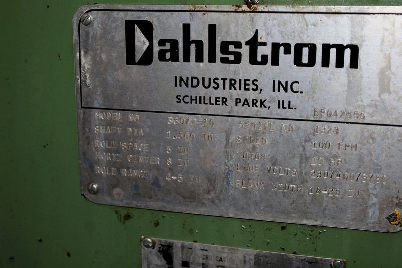 10 STAND DAHLSTROM DUPLEX ROLLFORMER: STOCK #51467