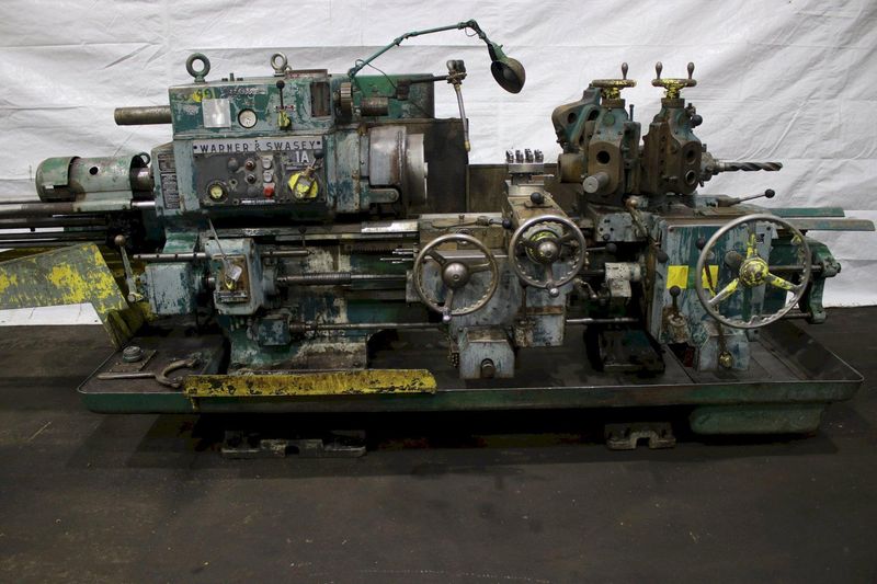 #1A WARNER & SWASEY SADDLE TYPE TURRET LATHE: STOCK #73300