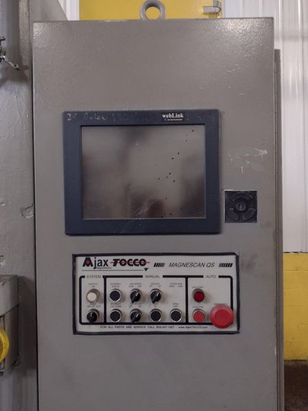 250 KW AJAX TOCCO "PACER" INDUCTION HARDENING SCANNER SYSTEM WITH MAGNESCAN QS CONTROLS: STOCK #