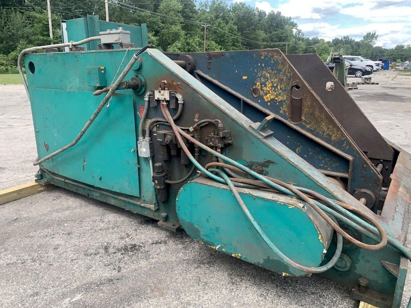 20,000 LB X 30" X .500" YODER COIL CRADLE & STRAIGHTENER FEED LINE: STOCK #13050