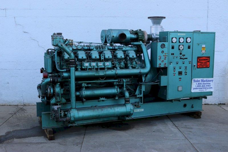 500 KW FAIRBANKS MORSE MODEL 500T-12V STAND BY DIESEL GENERATOR: STOCK