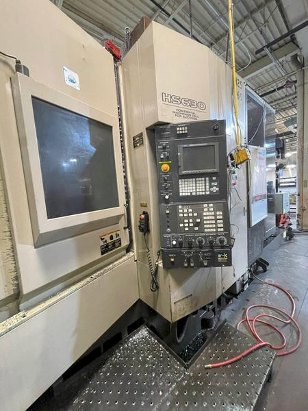 Hitachi Seiki HS630 4-Machine FMS Horizontal Machining Cell